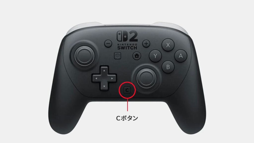 プロコン2のCボタンの位置